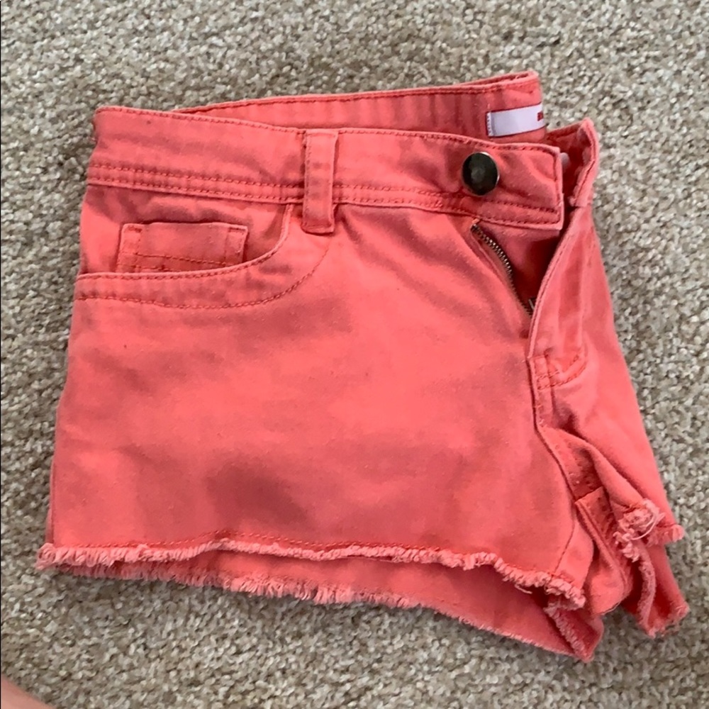 Coral Cheeky Shorts
